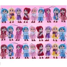 10个可爱小毛线帽迷糊娃娃手掌娃娃钥匙手机链挂件 8厘米模糊娃娃吊坠 女孩玩具钥匙扣 - 学生奖励礼物 - 均碼 - 查看 1