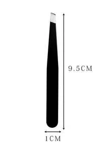 1pc Stainless Steel High Precision Eyebrow Tweezers, Suitable For Eyebrows, Fine Hair And Mustache. Adopting Ultra-Thin Flat Head Design, Perfect Trimming Tool For Home And Salon Use. - Multicolor - View 9