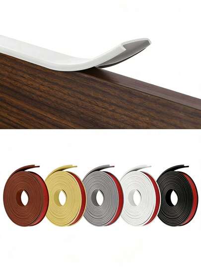 U型木封边胶带，5米*20毫米TPE家具护角条，自粘式护角，保护桌子、家具、车门等。