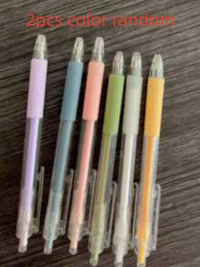 可伸缩多功能刀笔 - 重型金属刀头，手工打造，防滑硅胶手柄，哑光表面 - 按钮式刀片，哑光按压式陶瓷刀片笔刀 - 手工刀，精心打造的艺术工具，适用于学校、家庭、办公室和DIY项目 - 多色 - 查看 13