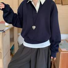 Women Blouses & Shirts - Navy Blue - View 7