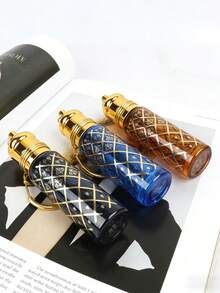 Móc khóa đựng nước hoa 8ml có thể nạp lại, bình xịt nước hoa mini mạ vàng sang trọng, chống rò rỉ, thích hợp mang theo trong túi xách, chai nước hoa rỗng di động kèm móc khóa dành cho nữ, lý tưởng cho du lịch, đi làm, đi chơi tối, quà tặng dự tiệc, quà Giáng sinh, quà nhét vào tất cho phái đẹp, phụ kiện túi xách. - Nhiều màu - Xem 9