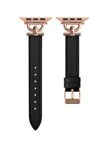 Dây đeo da tổng hợp hoàn toàn mới dành cho Apple Watch. Sang trọng và mỏng, có thể điều chỉnh độ dài, dễ sử dụng, thời trang và tinh tế, phù hợp với nhiều dịp khác nhau, và có khóa cài bằng thép không gỉ cao cấp. Được thiết kế đặc biệt dành cho nữ giới. Tương thích với dòng Ultra/11/10/SE/9/8/7/6/5/4/3/2/1 và tương thích với mặt đồng hồ 38/40/41/42/44/45/46/49 mm (Chỉ có dây đeo, không bao gồm đồng hồ và vỏ). - 38/40/41mm & 42mm (S10/11) - Xem 2