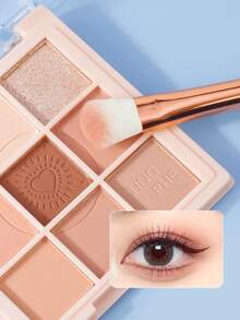 12支眼部化妆刷套装，木柄化妆刷，柔软自然，绽放眼影刷，眉刷，眼部和面部眼部精细美容工具。 - 彩色 - 查看 7