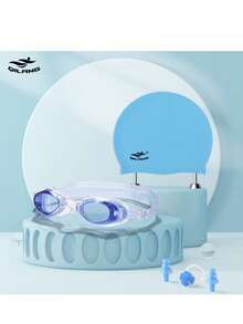 防雾、防水、透明泳镜，适合青少年、成人、男士和女士 - 彩色 - 查看 3