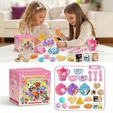 EDUVANKU Princess Tea Set Pretend Play Toys For Little Girls, Fun Imaginative Role Play Toy Birthday Gift - Multicolor - View 10