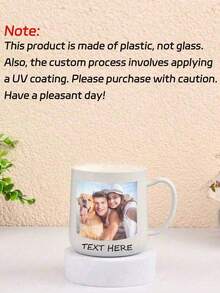 Personalized Photo Coffee Mug, Customized Name Ceramic Mug, Personalized Anniversary Mug, Travel Mug For Water And Coffee, Unique Photo Gift - Multicolor - View 10