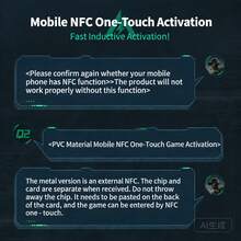 NFC游戏启动卡、Delta外设PVC总经理卡、King钥匙扣卡，金属材质 - 彩色 - 查看 4