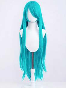 Tóc giả dài thẳng 100cm, chịu nhiệt, kiểu dáng anime cosplay, có các màu hồng, vàng, đỏ, tím dành cho nữ. - Nhiều màu - Xem 24
