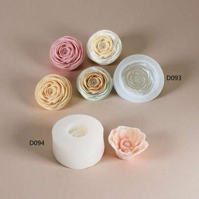 Pulsatilla & Adonis Flower Fragrance Candle Silicone Mold