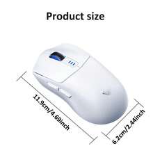 AULA SC580X Mouse, 12000 DPI, 1000Hz, 500mAh, 3 Modes (2.4GHz/Bluetooth/Wireless), Ergonomic Design, Suitable For Dota 2/Valorant/CSGO - View 5