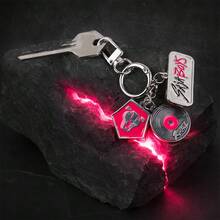 Netflix 1PC Officially Licensed 3D Figurine Bag Clip Anime Figure Keychain Collector Kering Backpack Decor Gift - FB-cR2852 - View 2