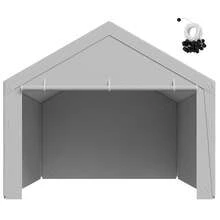 Garages, Abris, & Carports - 12 x 20 Fuß, grau, Dach- + Seitenplane - Voir 8