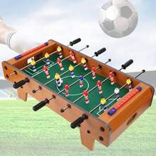 Mini Futbolito de Mesa Armable con 2 Pelotas - Negro - Ver 3