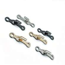 2/4/6/8 Pairs Alloy Invisible Hook And Eye Fasteners, Collar Hooks, Pant Hooks, Leather And Fur Coat Hooks, Anti-Exposure Clasps - Multicolor - View 11
