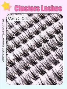 LUCK LTGIRL 240pcs C/D Curl 10-16mm Natural Reusable Soft False Eyelashes DIY Extension Kit With Tools - View 6