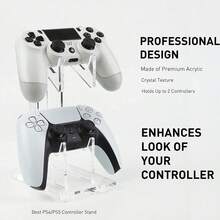 1 Set Transparent Acrylic Headphone Hanger Detachable Desktop Storage Rack Holder For Phone, Switch, PS Game Controller Back To School Desktop Accessory - View 9