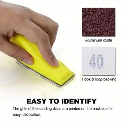 Mini Detail Sander 36/141/211-Piece Manual Sander - 3.5-Inch * 1.0-Inch Mini Fingertip Sanding Block - Compact Sanding Tool Specialized For Small Spaces - Includes 80, 120, 180, 240, 320, 400, 600 Grit Wet And Dry Hook-And-Loop Sandpapers, Suitable For Wood And Metal Projects