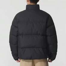 Nike Men's Puffer Jacket, Warm And Cold-Proof Down Jacket, Simple Coat, Stand-Up Collar Jacket - Black - View 7