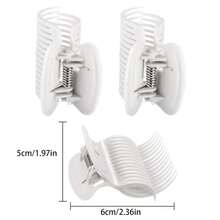 12 Pieces Hot Roller Hair Curler Claw Clips Replacement For Small, Medium, Large And Jumbo Rollers Holding Women Girls Hair Section Styling - Multicolor - View 7