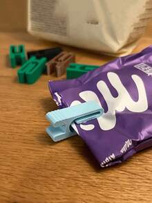 10个装食品密封夹，轻便耐用，厨房工具，用于密封食品袋 - 3D密封夾 - 查看 2