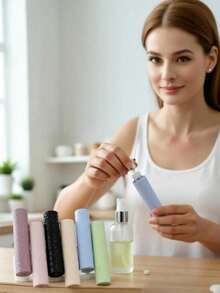 1/3/10pcs Refillable Mini Spray Bottles, 5ml Portable Perfume Bottles - Multicolor - View 2