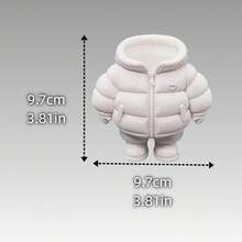 3D Printed Down Jacket Shaped Desktop Organizer, Pencil Holder, Dried Flower Vase. Cannot Contain Liquid. Realistic And Interesting Down Jacket Design. Can Add Atmosphere To Your Desk. - Multicolor - View 2