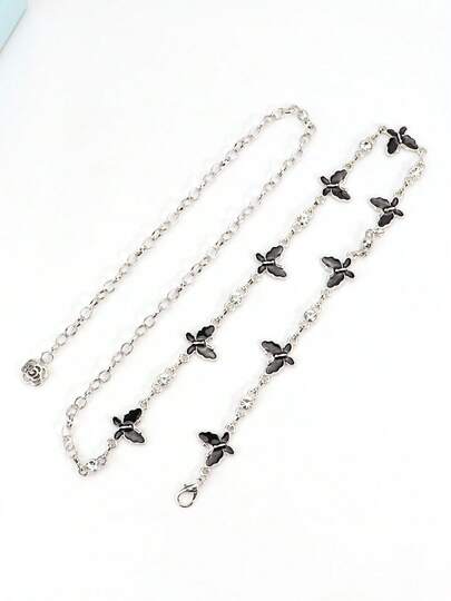 1条简约优雅女士腰链，适合搭配连衣裙、牛仔裤，春、夏、秋、冬皆宜，适合工作、派对和日常穿着。