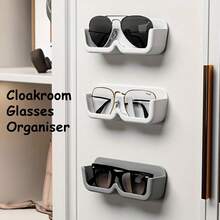 3pcs Wall-Mounted Eyeglasses Holder Display Rack Storage Box - Transparent - View 4