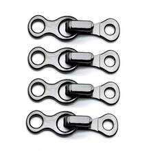 2/4/6/8 Pairs Alloy Invisible Hook And Eye Fasteners, Collar Hooks, Pant Hooks, Leather And Fur Coat Hooks, Anti-Exposure Clasps - Multicolor - View 9