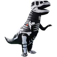 Inflatable Zombie/Dinosaur Costume For Adult Party, Halloween Trick-Or-Treat/Christmas Gift/Valentine's Surprise! Fits Height 1.5-2m, Includes Air Blower, Batteries Not Included - Zombiemon - View 1