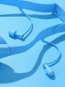 Extra Large Anti-Fog Anti-Water Silicone Swimming Goggles With Ear Plugs, Suitable For Swimming Training And Leisure, Holiday Gift, Beach Essential, Swimming Pool Float - Anti-fog HD - View 7