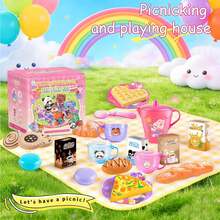 EDUVANKU Princess Tea Set Pretend Play Toys For Little Girls, Fun Imaginative Role Play Toy Birthday Gift - Multicolor - View 4