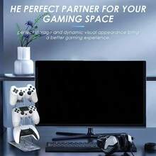 1pc New Universal Acrylic Display Rack, Headphone Hanger, Multi-Function Stand, Detachable Holder, Desktop Organizer For Phones/Switch/Game Controllers/Electronics/PC Gaming/Console Stands - View 8