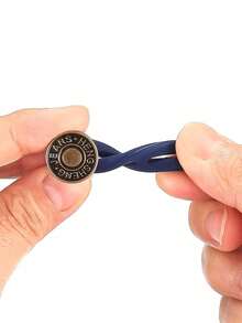 6件装牛仔裤腰带延长器，男女通用，无需缝纫，金属硅胶材质，可快速延长腰围。 - 多款式 - 查看 10