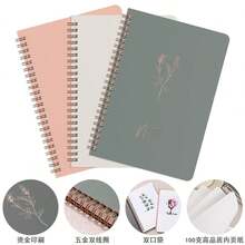 1pc Fashionable Minimalist Macaron Color A5 Spiral Notebook, Loose-Leaf, Fine Paper, Smooth Writing, Business Office Notepad, Daily Planner, Portable Diary, Office Meeting Record, Back To School - Multicolor - View 12