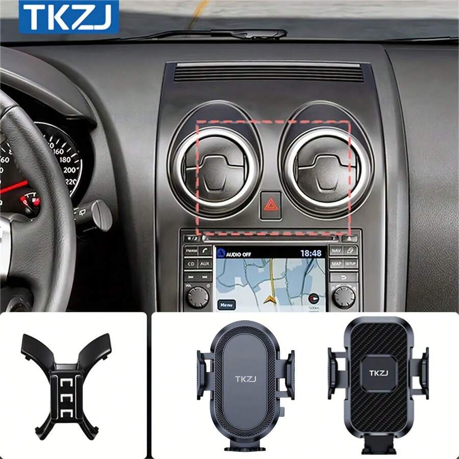 TKZJ Car Phone Holder Qashqai J10 2015-2008 Fixed Bracket Base Special Phone Holder - A - View 1