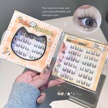2026 New Gege Bear Segmented False Eyelashes, Beginner-Friendly, Natural Look, Ideal Valentine's Day Gift, Easy To Wear Daily Eye Makeup - View 9