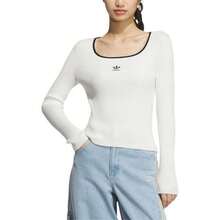 Adidas Originals ADICOLOR FW24 Knitwear Women's Jade White JM8055 - 白色 - 查看 2