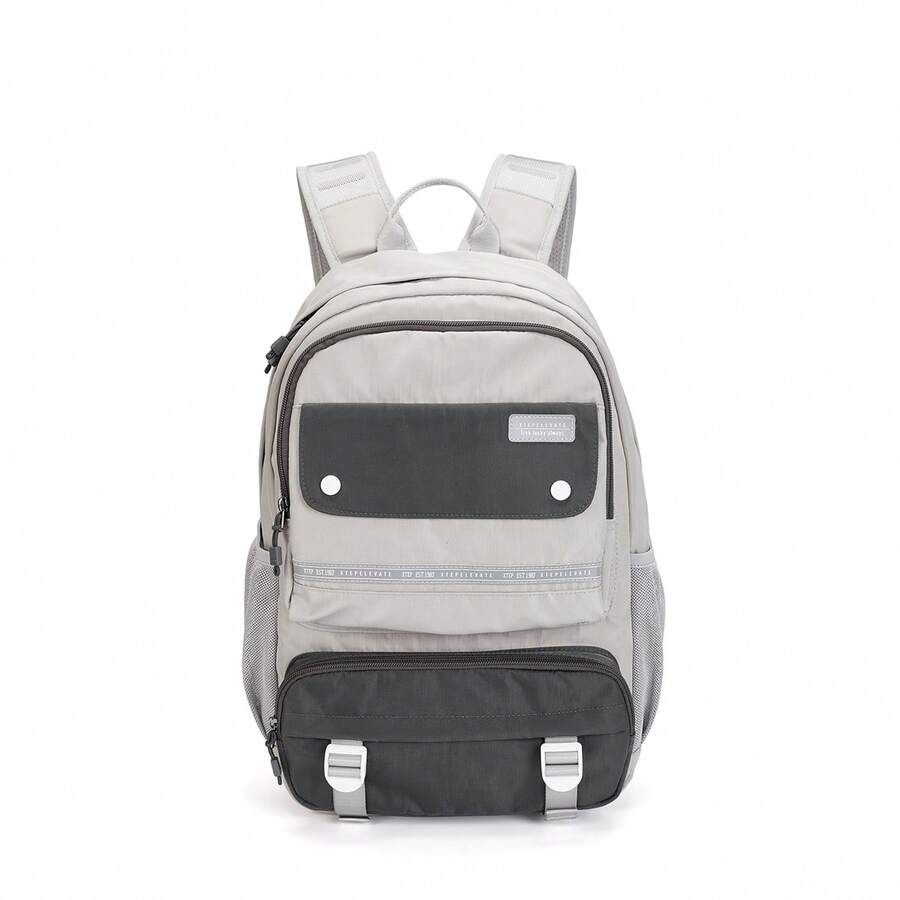 XTEP Grey Large Capacity Outdoor Lightweight Backpack - Grey - View 1