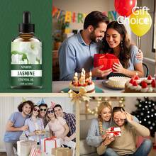 NIVAVIN 茉莉花精油 30ml/60ml/100ml，迷人的茉莉花香，持久留香，适合清新空气，可搭配香薰机使用，优雅礼品。 - 茉莉 - 查看 6