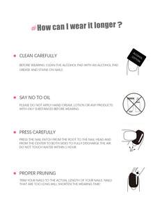 10件套雨季风多功能凝胶美甲套装，亚克力压制甲片，手绘纯色水波纹、雨滴、白色五瓣花图案、四瓣纯色花朵、白色珍珠装饰，优雅精致风格，是送给女性和女孩的理想礼物。 - 彩色 - 查看 7