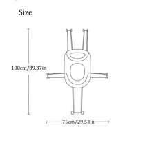 Spring & Summer New Baby Bath Net, Adjustable 5-Point Suspended Pad Protects Spine, Sturdy Baby Bath Tub Net - Multicolor - View 6