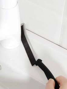 缝隙清洁刷，浴室瓷砖缝隙清洁刷，手持长柄清洁工具，家用厨房缝隙、窗户、门轨、瓷砖缝隙清洁刷 - 黑色 - 查看 8