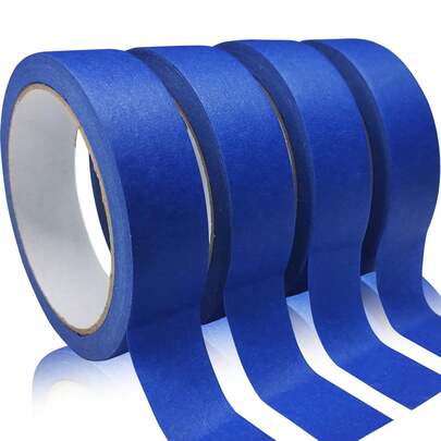 2 Rolls High Quality Blue Artist Masking Tape, Multi-Purpose Masking Tape Suitable For Painting, DIY Crafts, Decorative Labeling, No Residue Easy Tear (Total Length 80m = 0.94in*22yd*4)
