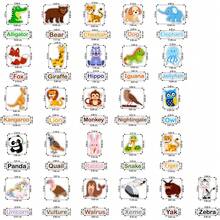 hoojojo 52pcs Animal Felt Teaching Supplies - Montessori Educational Toys, A-Z Letter Animal Felt Set, Interactive Sorting And Word Matching Game Suitable For Preschool Classroom And Home Education - Multicolor - View 8