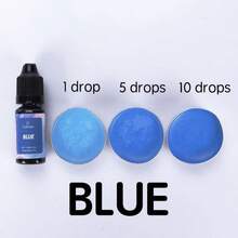 1瓶10毫升/0.35盎司鲜艳油性蜡烛染料，DIY树脂浇铸模具 - 10ml顏色染料 - 查看 10