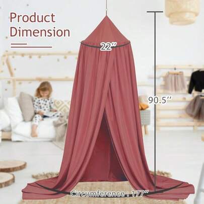 AUSALLA 1件装多功能婴儿床罩，遮光、防尘、防蚊、亲肤、透气，保护宝宝睡眠