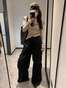Women Tops - Khaki - View 2