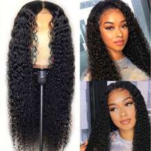 ZHENDEFA Hidden Strap 360 Lace Front Wigs Human Hair Deep Wave Glueless HD Transparent Lace With Drawstring, Pre-Plucked Wet & Wavy Natural Look For Women - SNatural - View 3